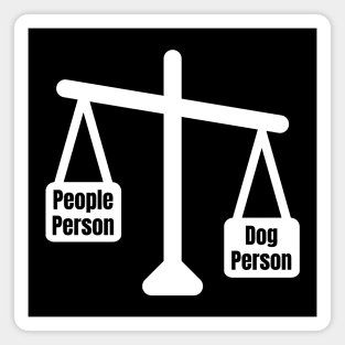 Dog Person, prefer Paws vs. People Magnet